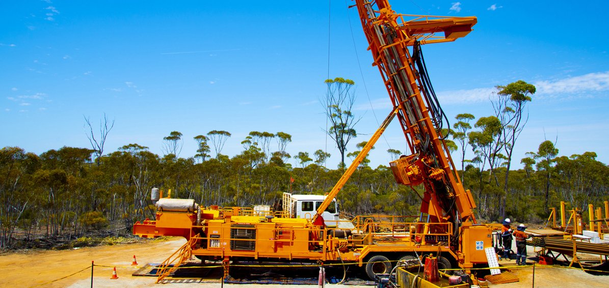 Core Drilling Rangefront core driller at potential mine site
